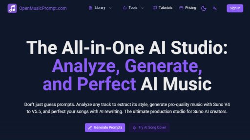 OpenMusicPrompt - Your Ultimate AI Music Creation Hub - Logo