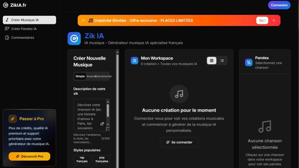 ZikIA.fr Captura de pantalla