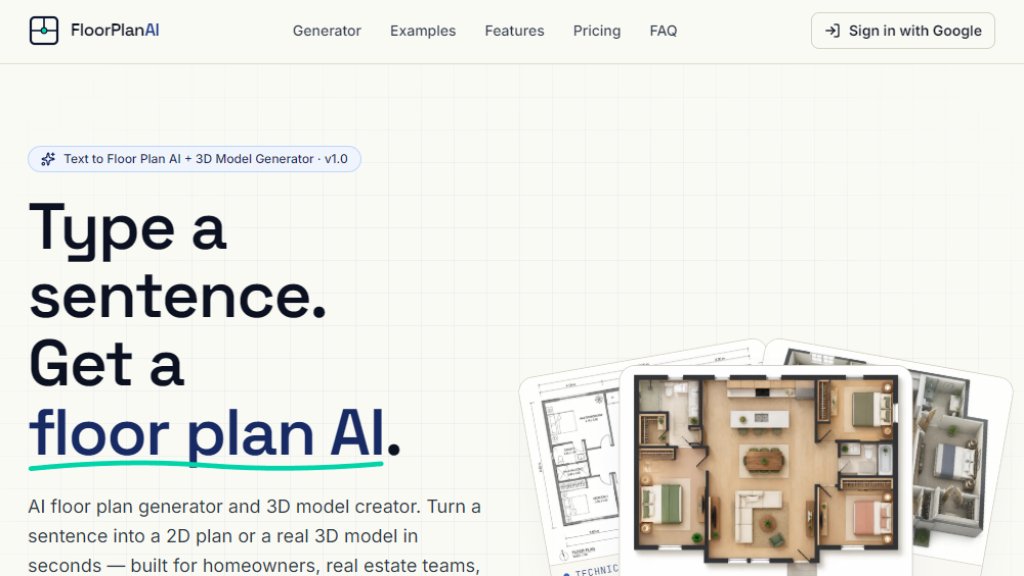 FloorPlan AI Screenshot