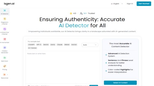 Isgen AI Detector - Accurate AI Detection for All - Logo