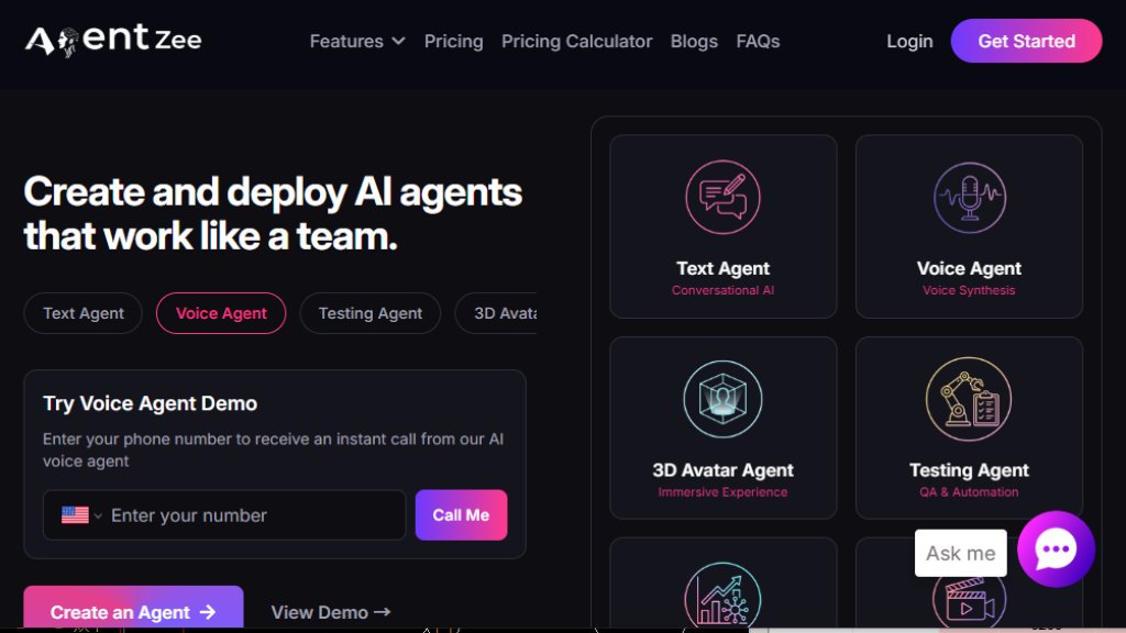 AgentZee Capture d'écran