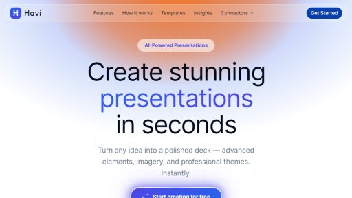 Havi - Create Slides in Seconds with AI - Logo