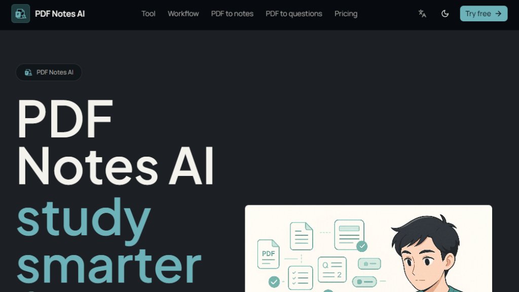 PDF Notes AI Screenshot