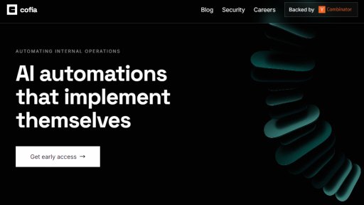 Cofia - AI That Automates Itself from Your Workflows - Logo