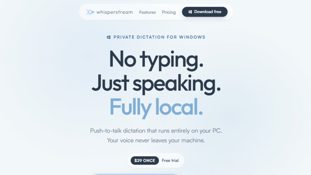 Whisperstream 截图