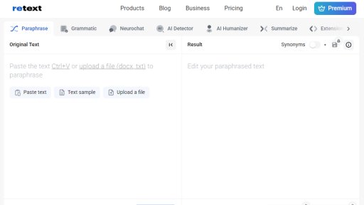 ReText.AI - Smart Paraphrasing & Text Rewriting Tool - Logo