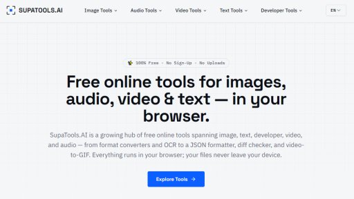 SupaTools.AI - Free local tools for all needs - Logo