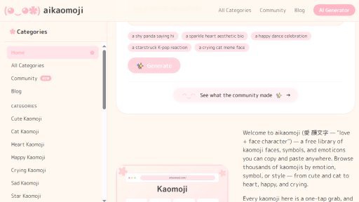 aikaomoji - Copy & Paste Kaomoji with AI - Logo