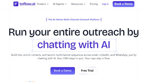toflow.ai - Chat-Driven Sales Outreach Platform - Logo