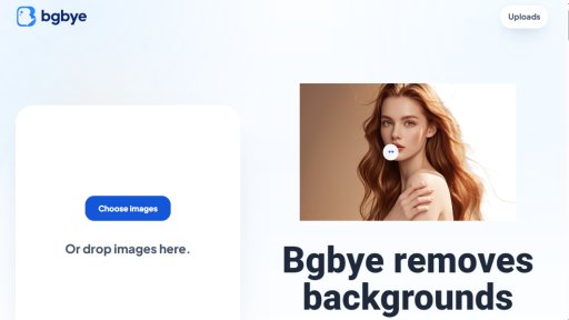 Bgbye - Suppression instantanée d'arrière-plan - Logo