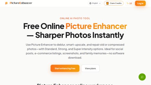 Picture Enhancer - Sharper, clearer photos in seconds - Logo