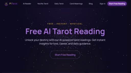 PiTarot - Tarô Online Grátis com IA - Logo