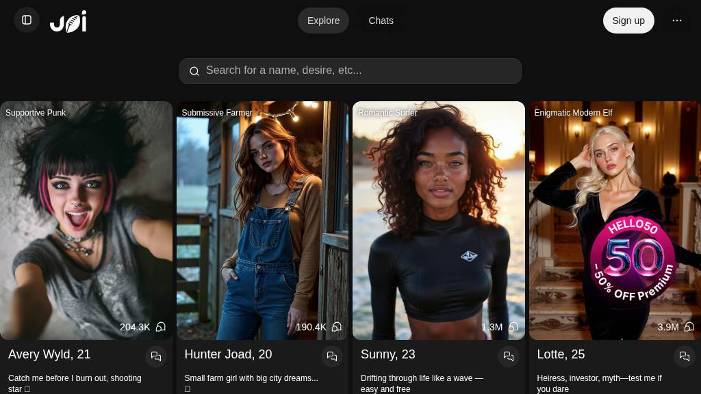 Joi AI Captura de pantalla