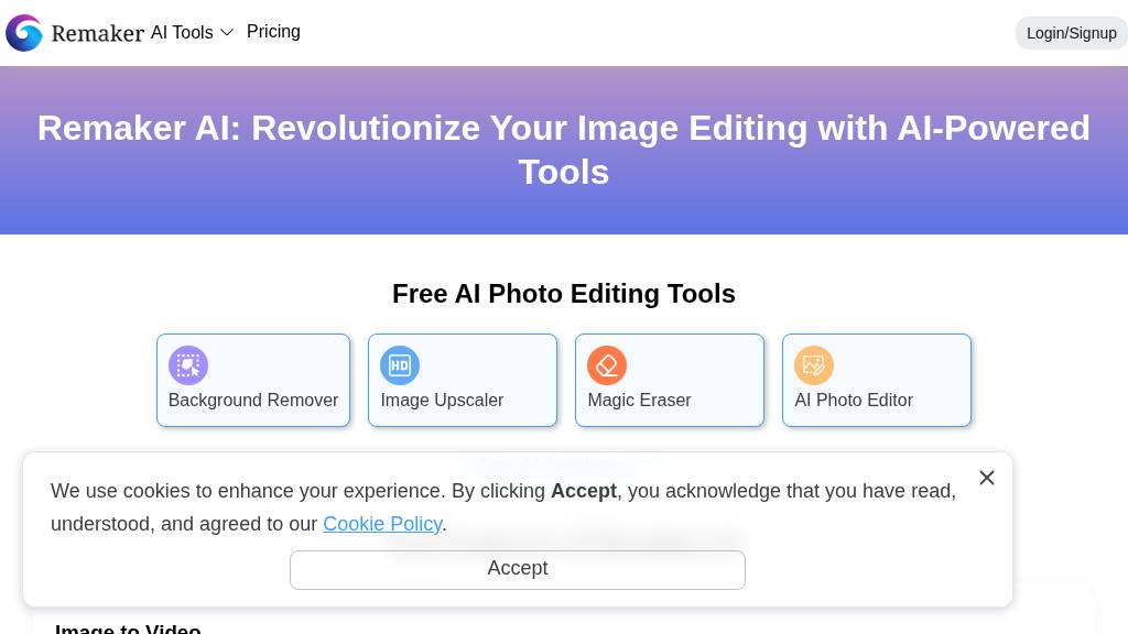 Remaker AI Screenshot